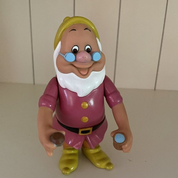Vtg. DISNEY 1992 DOC Snow White Seven Dwarfs 6 inch Rubber Figure Thailand R2 - Picture 9 of 12